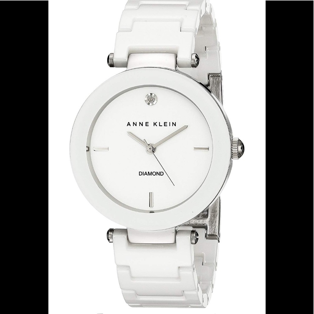 Anne Klein white watch